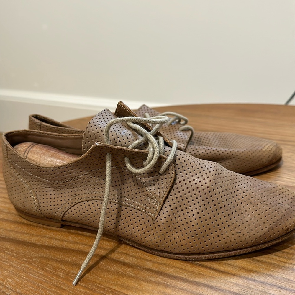 Leather tan, Boemus made in Italy shoes